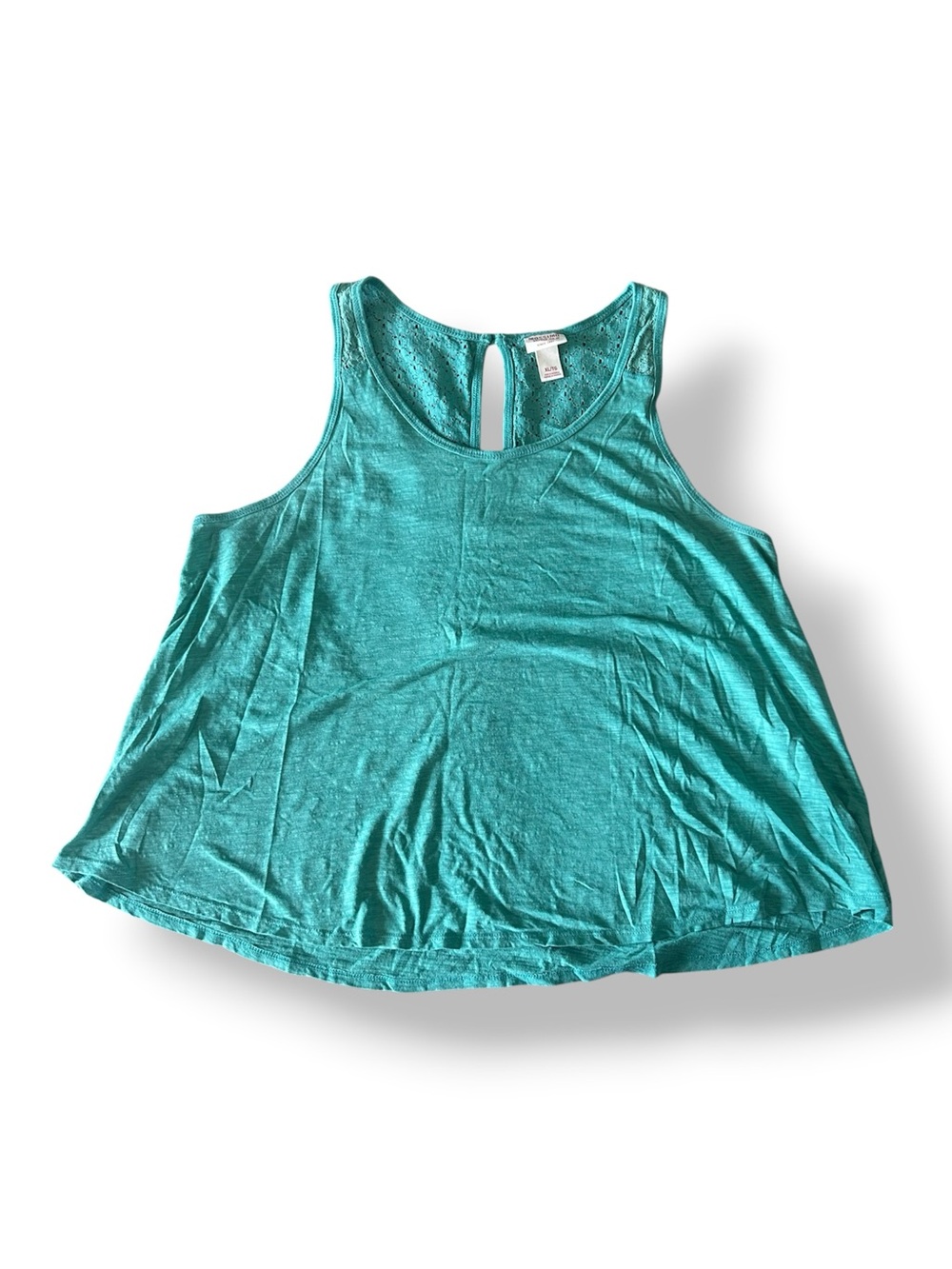 [Mossimo] Turquoise Tank w Lace Back